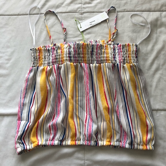 NWT Good Luck Gem Striped Smock Cami - Picture 3 of 9